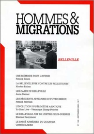 Couverture du n° 1168 de la revue Hommes & Migrations Belleville