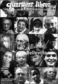 Couverture de la revue Quartiers libres n° 56-57 Bellevilles ! Belleville